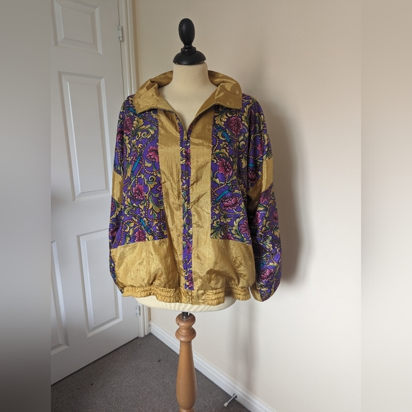 Rhoda Lynne Vintage bomber jacket size L - Picture 3 of 9